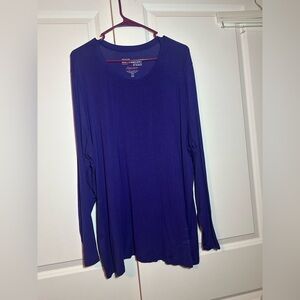 Barco Signature Grey's Anatomy Purple Long Sleeve Undershirt NWOT